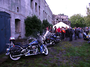 Harley Davidson motoren bij Fort bij Hoofddorp.