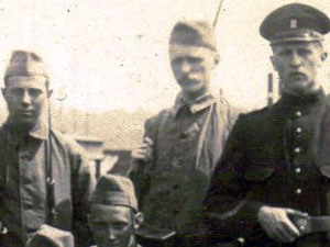 Soldaten ten tijde van de Eerste Wereldoorlog.