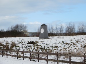 Obelisk op Lunet 14 van de Linie van Beverwijk.
