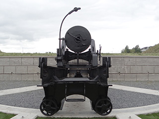24 cm Geschut op de kustbatterij van de Vesting Hellevoetsluis.
