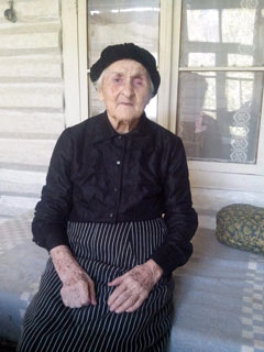 De 100-jarige Ketevan Tchelidze.