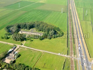 Luchtfoto van Fort aan Den Ham