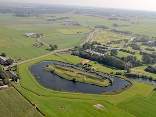 Luchtfoto Fort bij Veldhuis.