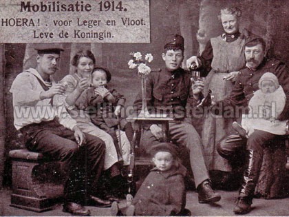 Mobilisatie 1914 Studiofoto