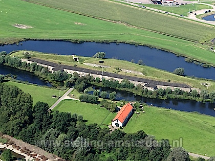 Luchtfoto Fort bij Veldhuis.