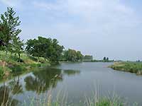 Wallen en gracht van de Vesting Muiden.