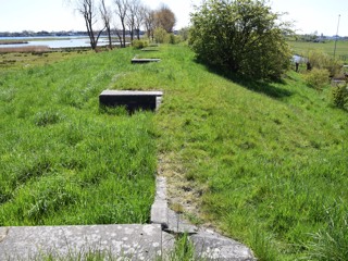 Batterij I / nevenbatterij Benoorden Spaarndam in Groep Halfweg.