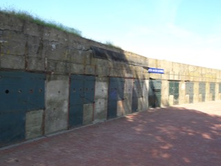 Keelzijde gebouw Batterij aan de Sloterweg.