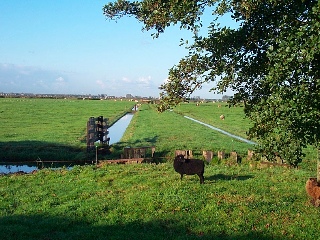 Het restant van de Weg dwars door den Polder Wormer, Jisp en Nek.