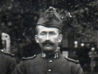 Portret van soldaat Van As