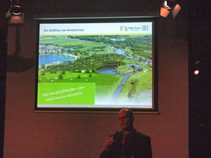Presentatie van de plannen in 2009.