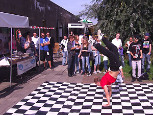 Streetdance op Fort aan de St. Aagtendijk