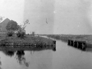 Foto uit 1935 van een van de doorvaarten.