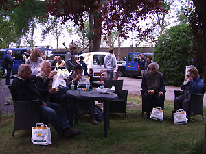 Onverwachte picknick op het Fort aan de Nekkerweg.