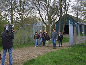 Opnamen Hollandse Wereldwonderen op Fort bij Uithoorn.