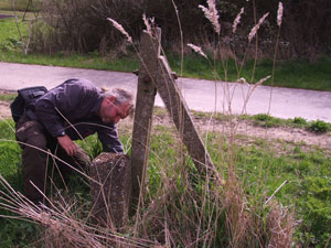 Een amateur? in actie.