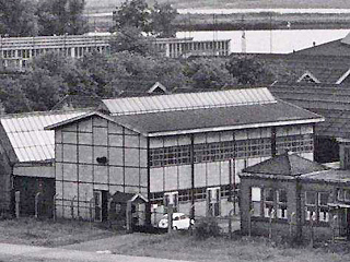 Het ook gesloopte gebouw 313, de productiehal van mosterdgas, van de Artillerie Inrichtingen.