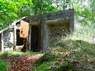 Oefenkazemat voor de VIS-kazematten.