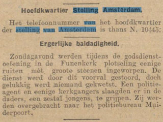Artikel uit Algemeen Handelsblad d.d. 25-5-1915.