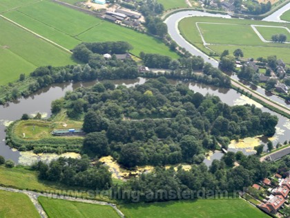 Luchtfoto Fort bij Abcoude.