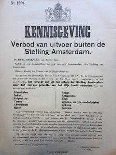 Kennisgeving verbod van uitvoer.