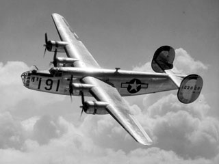 Liberator B-24 bommenwerper.