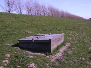 Een put in de Geniedijk Haarlemmermeer.