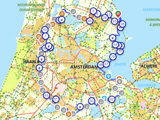 Fietsroute Stelling van Amsterdam