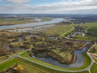 Luchtfoto van Fort bij Everdingen.