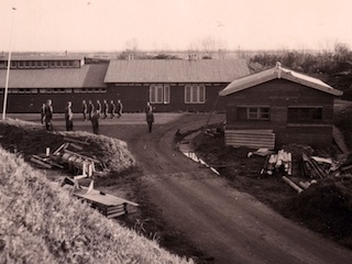 Barakken op Fort Uitermeer.