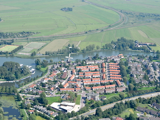 Luchtfoto Weesp.