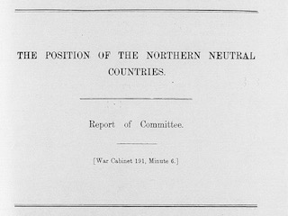 Kaft rapport Northern Neutral Countries Committee.
