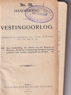 Handleiding voor den Vestingoorlog.