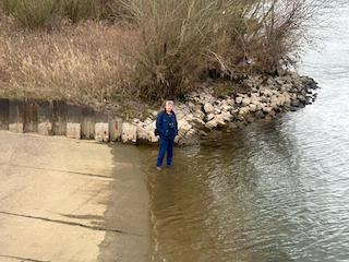 Rene Ros tot aan zijn enkels in de militaire geschiedenis van de IJssel.