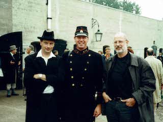 John van der Jagt, Peter Schat en Rob Schimmel tijdens feestelijke opening Fort aan de Drecht.