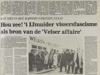 'Hou zee! 't IJmuider visserfascisme als bron van de Velser affaire' in het Vrije Volk