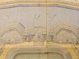 Fragment met frontwal, van "Toestand van het fort na het in staat van verdediging stellen"