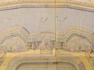 Fragment met frontwal, van "Toestand van het fort na het in staat van verdediging stellen"