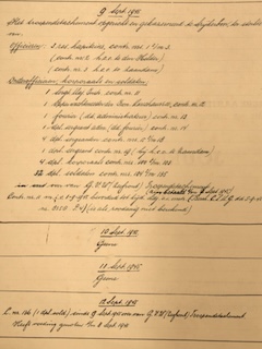 Eerste pagina van het Journaal met informatie over 9 september 1945.