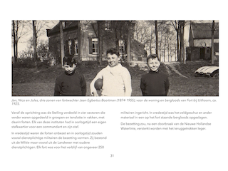 Pagina uit Kennismaken met de Stelling van Amsterdam over militairen en fortwachters.
