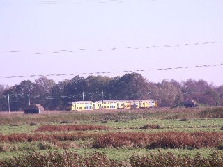 Spoorlijn bij Uitermeer